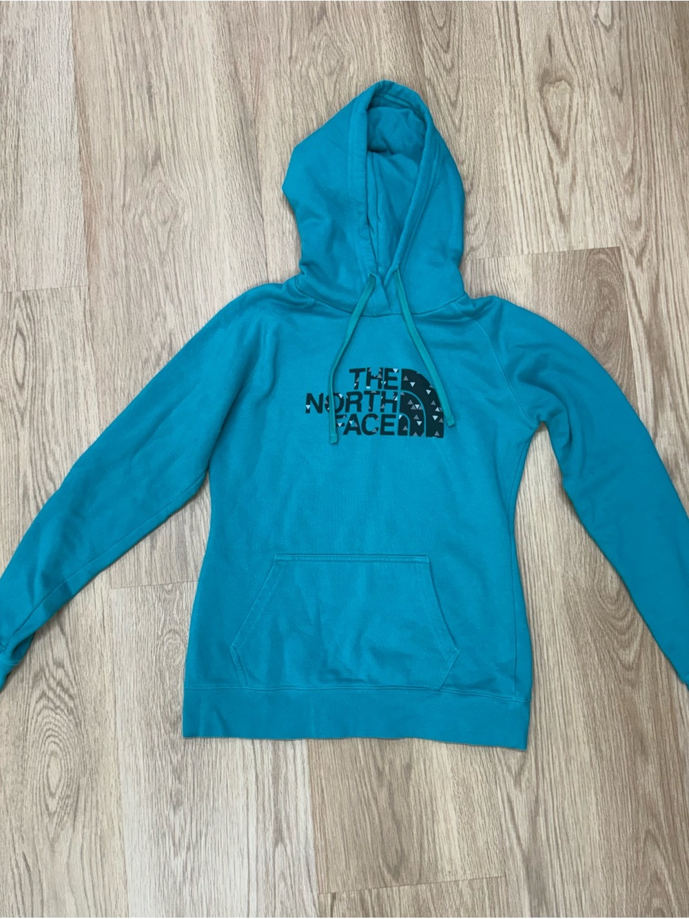 The North Face Teal Women's Hooded Fleece Sweatshirt